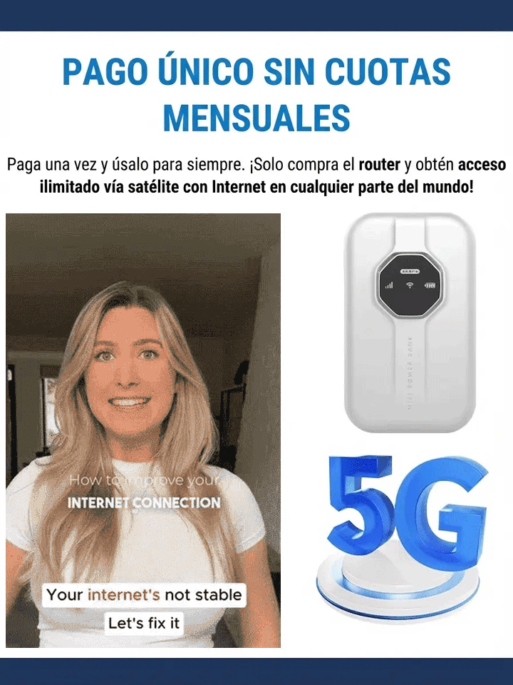 WiFi portátil universal global, gratis de por vida