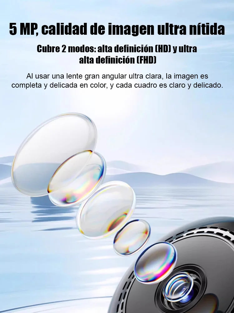 【Larga duración de batería】Cámara sin cables