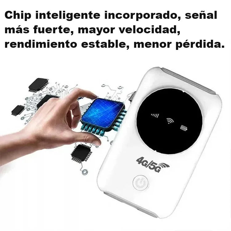 MiniRouter 5G Portátil – Internet Gratis Donde Vayas