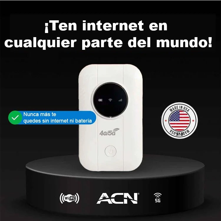 MiniRouter 5G Portátil – Internet Gratis Donde Vayas