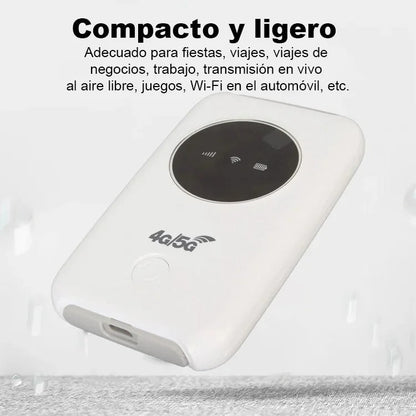 MiniRouter 5G Portátil – Internet Gratis Donde Vayas