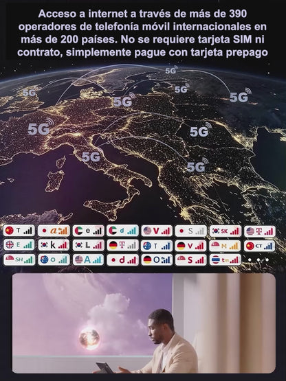 【Listo para usar】WiFi portátil 5G de alta velocidad sin límites